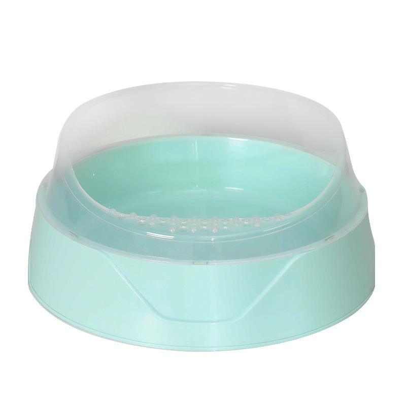 Large Semi-Enclosed Cat Litter Box with Scooper