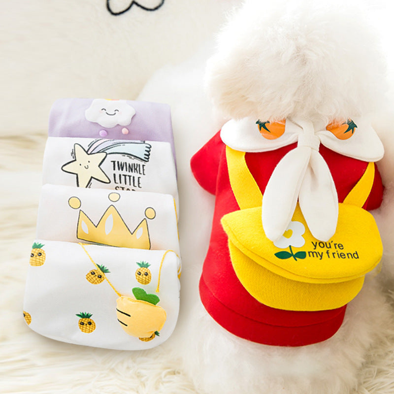 Cute Cartoon Clothes for Small/Medium Pets