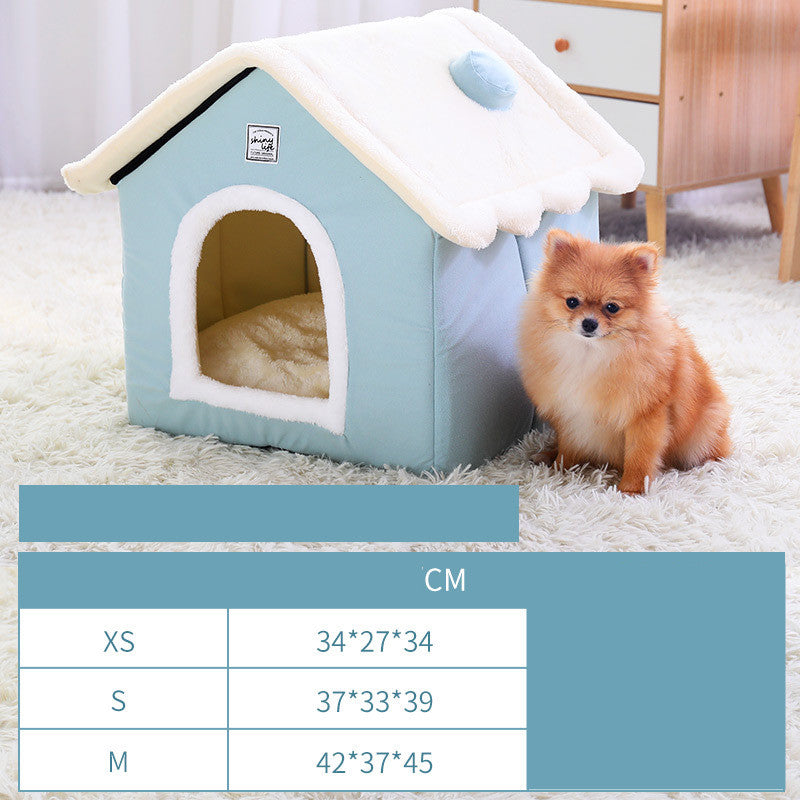 Warm Closed House for Pets